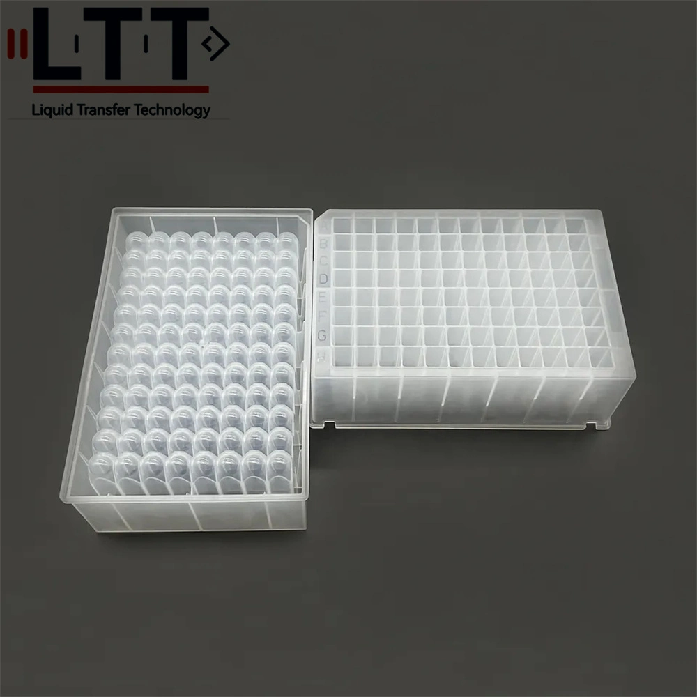 High Quality Customized Medical Products Square Hole 96 Well Deep Plate for Laboratory PCR Sealing Film