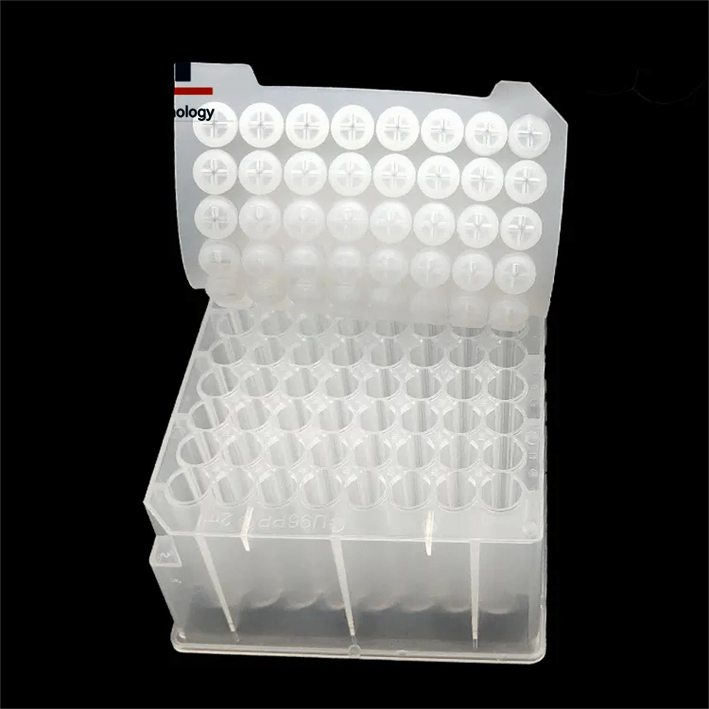 High Quality Customized Medical Products Square Hole 96 Well Deep Plate for Laboratory PCR Sealing Film