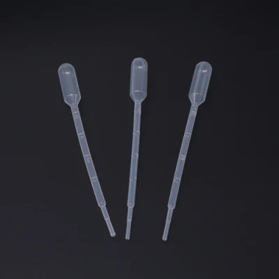 Plastic Medical Equipment Labtory PP Material Disposable Graduated Dropper 1ml 2ml 3ml Clear Transparent Sterile Transfer Pipettes OEM