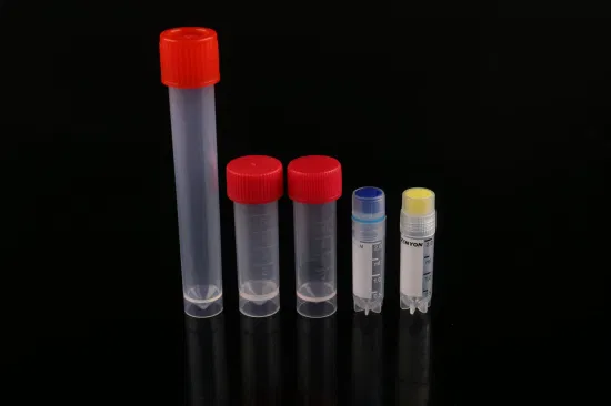 Disposable Plastic Freezing Cryovials Cryogenic Vials Cryo Tubes with Cap