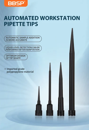 Automation Pipette Tips 50UL 200UL 1000UL Conductive Transparent Tips for Tecan