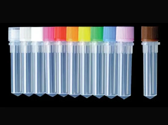 Disposables Tube Laboratory Micro Freezing Tube Plastic Cryovials Tube 0.5ml 1ml 1.5ml 2ml 5ml