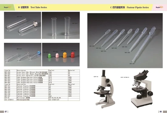 Laboratory Disposable Transfer Pasteur Pipette 2ml 3ml 5ml